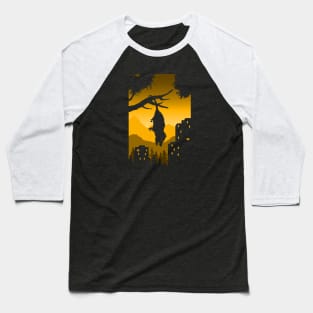 Sunset Possum Baseball T-Shirt